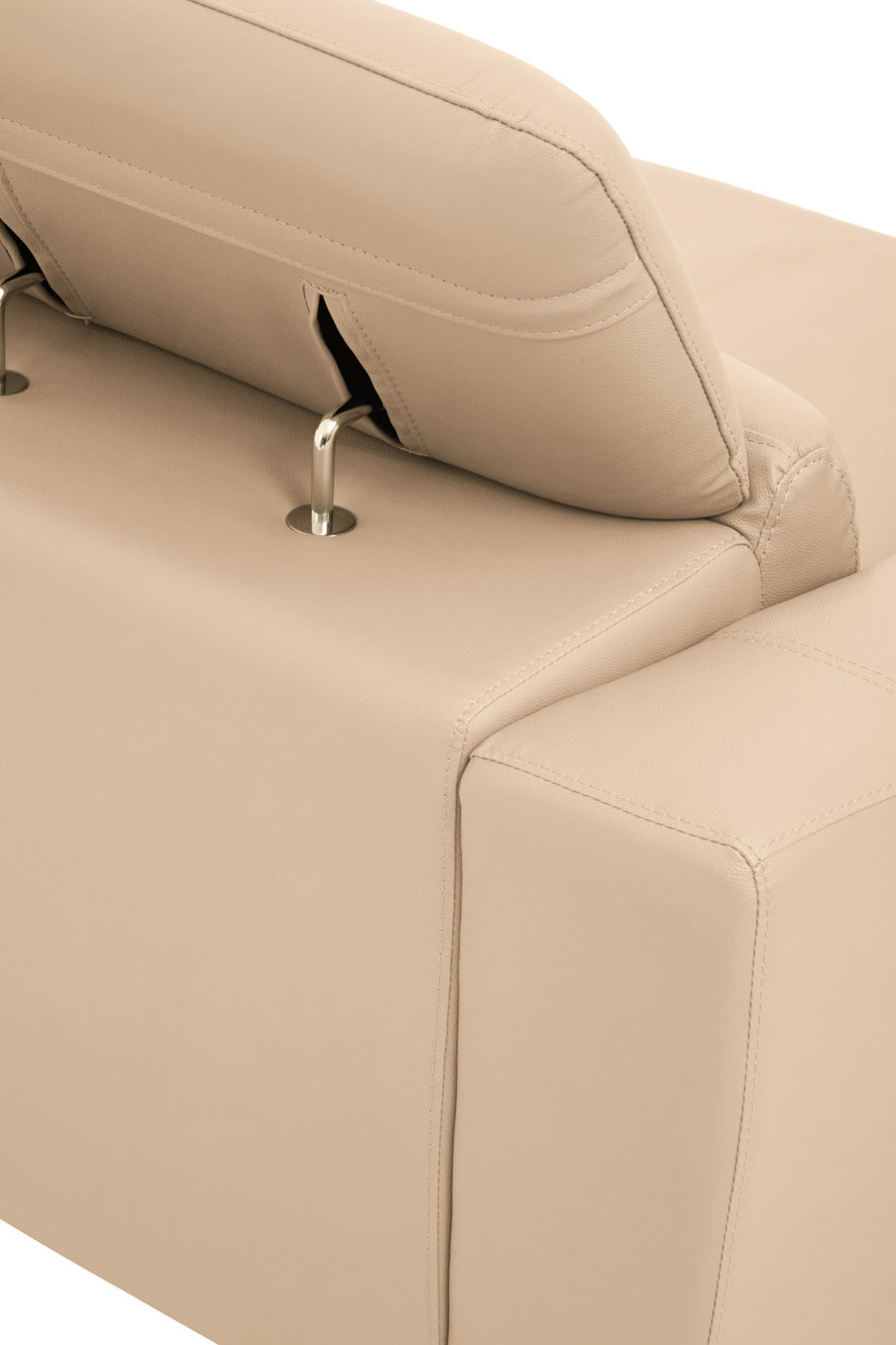 Two Seat Sofa Eminence Leather Ivory