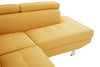 Corner Sofa Palatial 264cm Ochre Linen