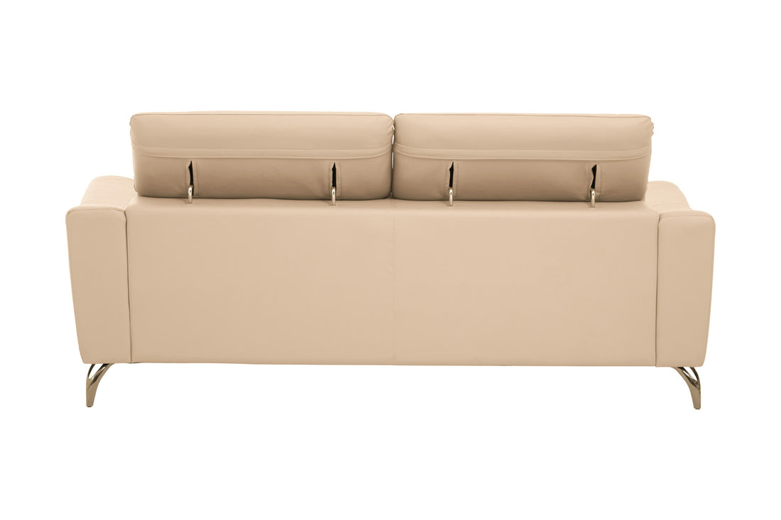 Three Seat Sofa Eminence Leather Ivory