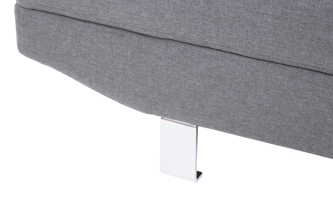 Corner Sofa Palatial 264cm Grey Linen