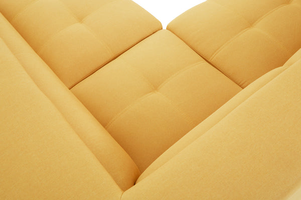 Corner Sofa Palatial 264cm Ochre Linen