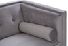 2 Seat Sofa Opulence Grey Velvet