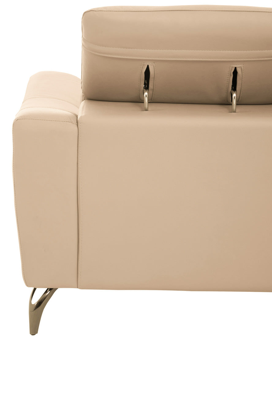 Two Seat Sofa Eminence Leather Ivory