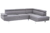 Corner Sofa Palatial 264cm Grey Linen