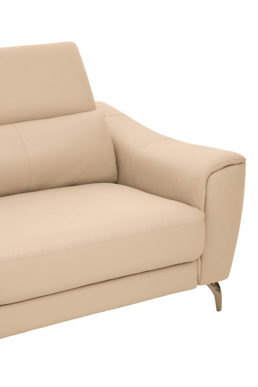 Three Seat Sofa Eminence Leather Ivory