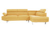 Corner Sofa Palatial 264cm Ochre Linen