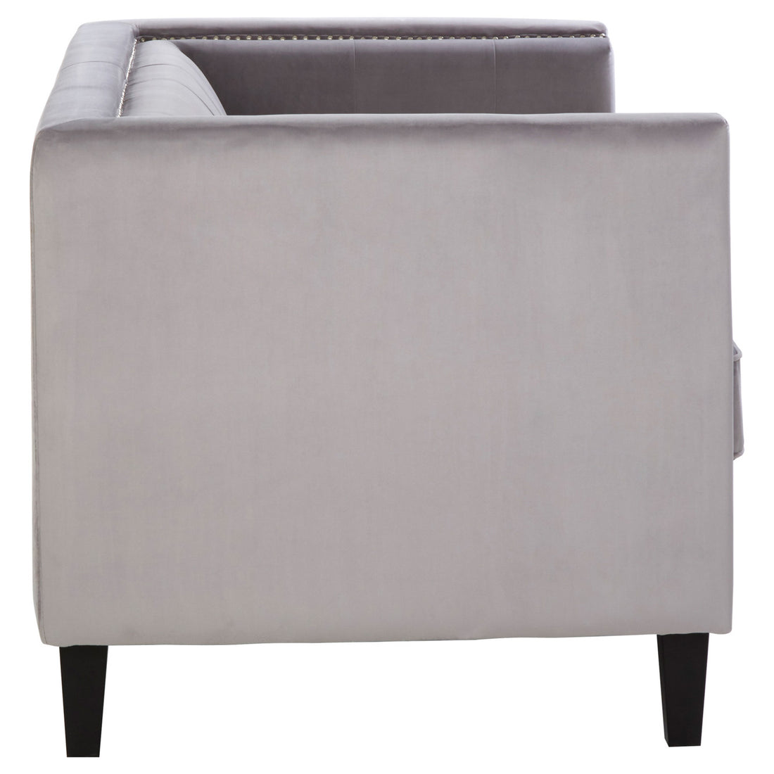 Two Seat Sofa Opulence Grey Velvet