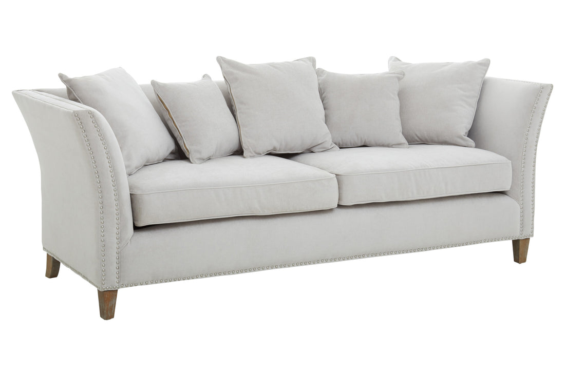Three Seat Sofa Illustrious Fabric Grey
