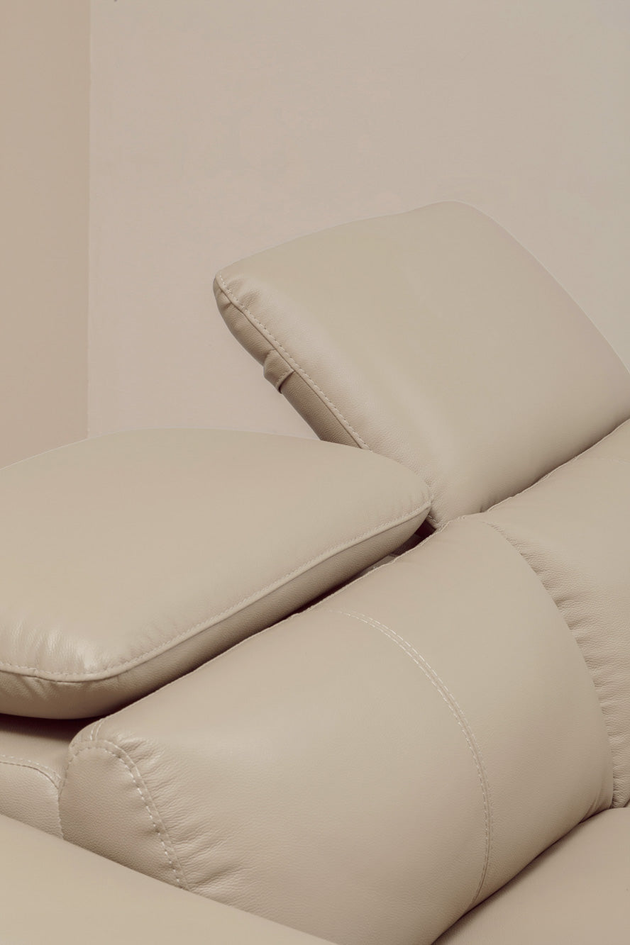 Two Seat Sofa Eminence Leather Ivory