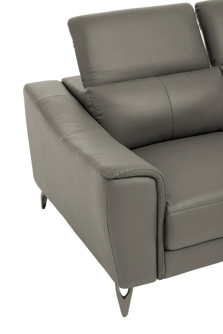 Two Seat Sofa Eminence Leather Grey