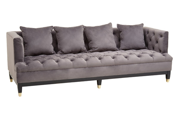 3 Seat Sofa Supremacy Grey Fabric