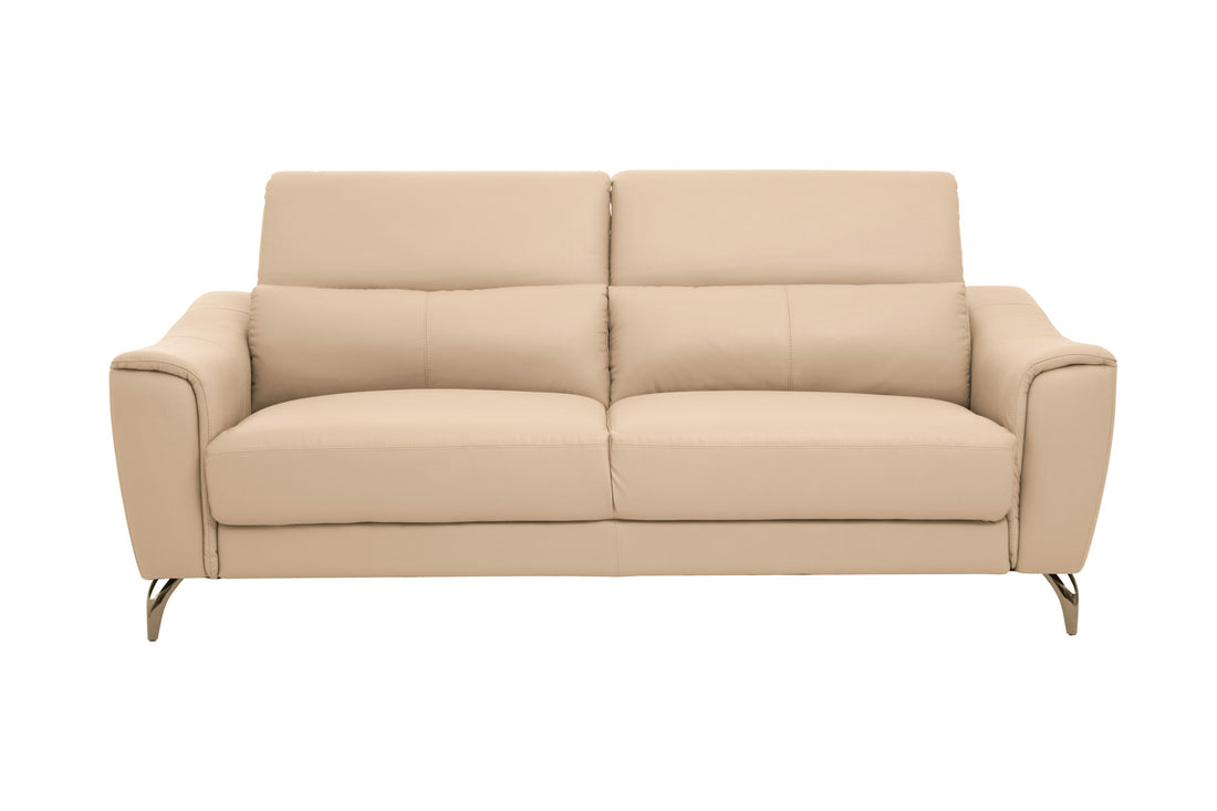 Three Seat Sofa Eminence Leather Ivory