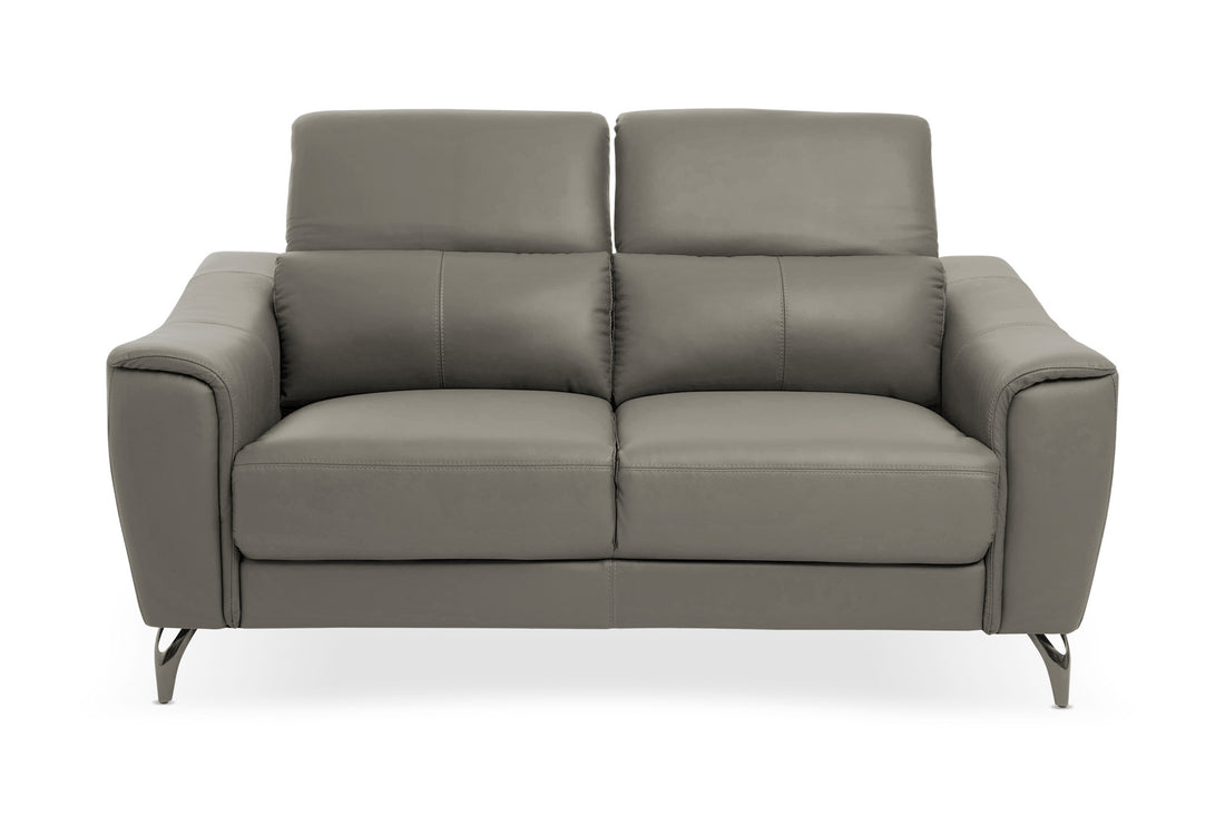 Two Seat Sofa Eminence Leather Grey