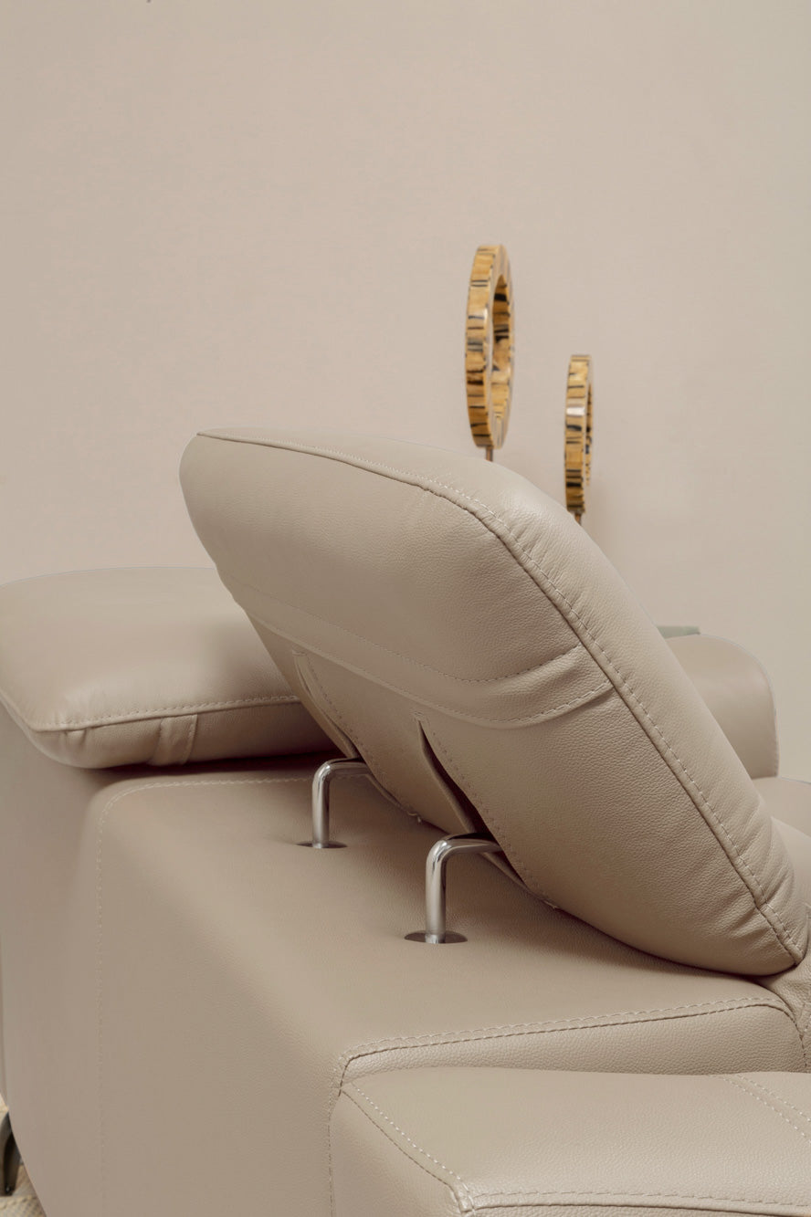 Two Seat Sofa Eminence Leather Ivory