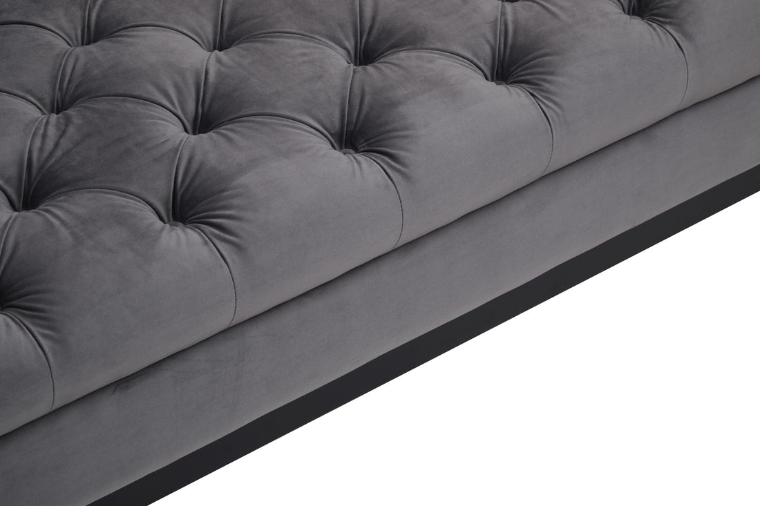 Two Seat Sofa Supremacy Fabric Grey