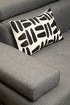 Corner Sofa Palatial 264cm Grey Linen