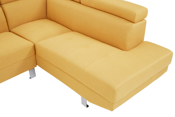Corner Sofa Palatial 264cm Ochre Linen