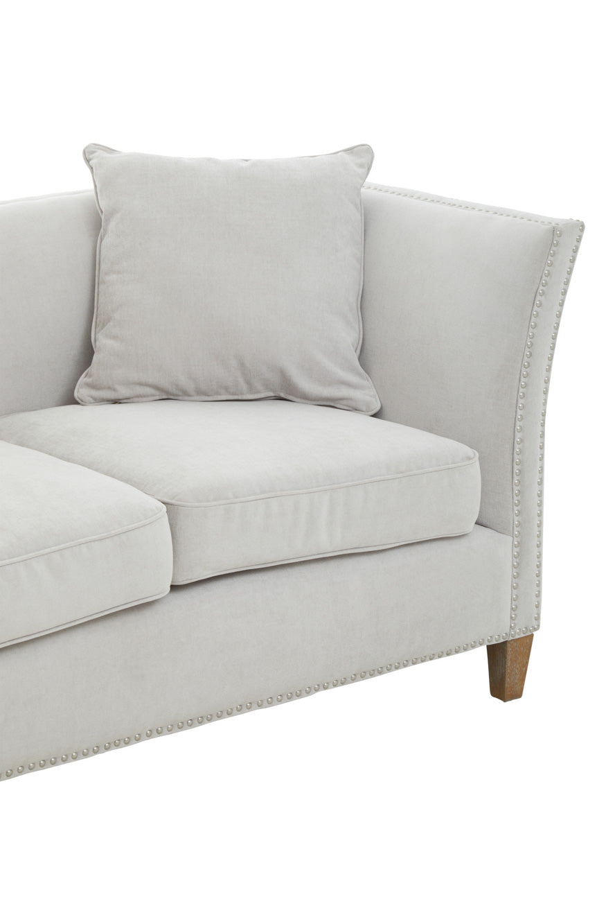 Two Seat Sofa Illustrious Fabric Grey