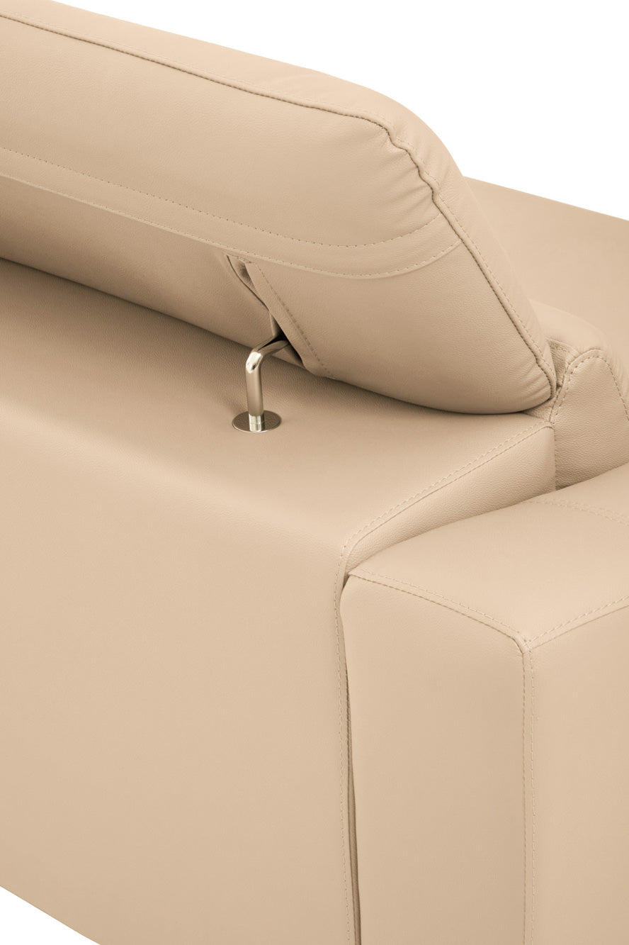 Three Seat Sofa Eminence Leather Ivory