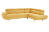 Corner Sofa Palatial 264cm Ochre Linen