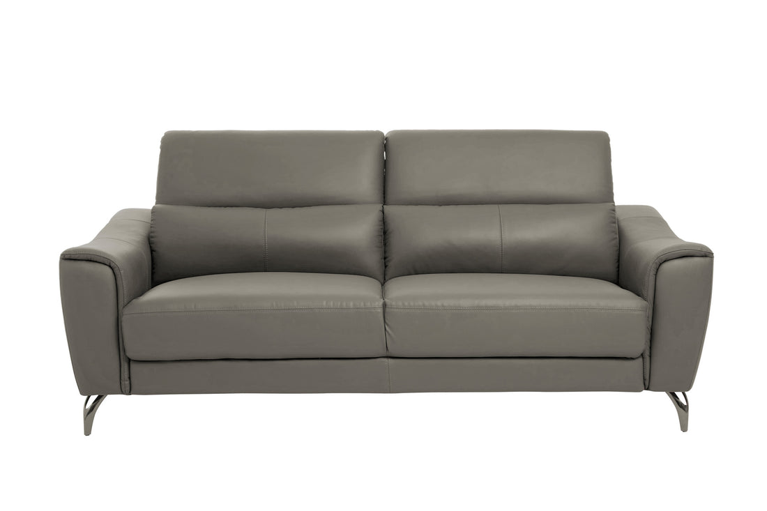 Three Seat Sofa Eminence Leather Grey