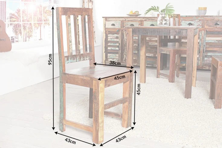 Chair Sri Lanka 95cm Recycled Wood