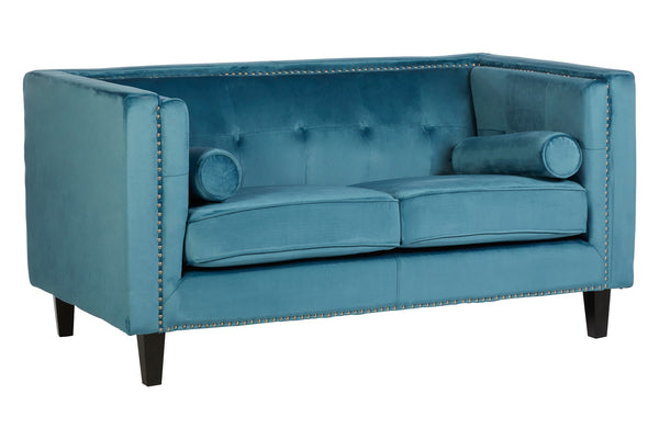 2 Seat Sofa Opulence Blue Velvet