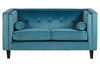 2 Seat Sofa Opulence Blue Velvet