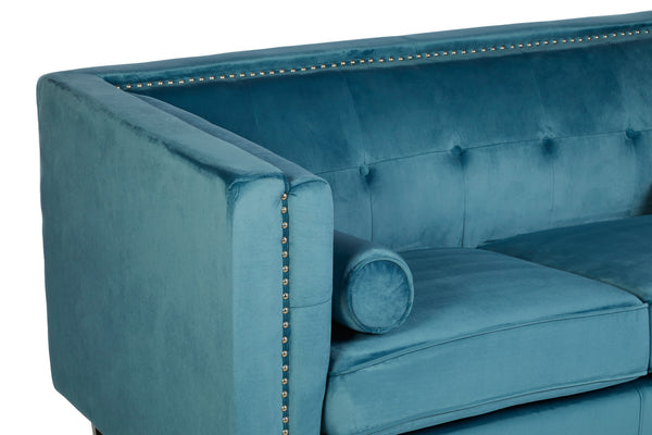 2 Seat Sofa Opulence Blue Velvet