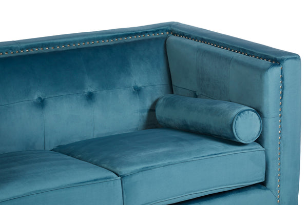 2 Seat Sofa Opulence Blue Velvet