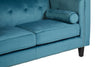 2 Seat Sofa Opulence Blue Velvet