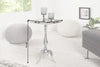 Square Side Table Jardin 55cm Metal Silver