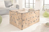 Coffee Table Root Square 90cm Teak Wood Brown