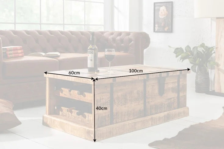 Coffee Table Connoisseur 100cm Mango Wood Natural