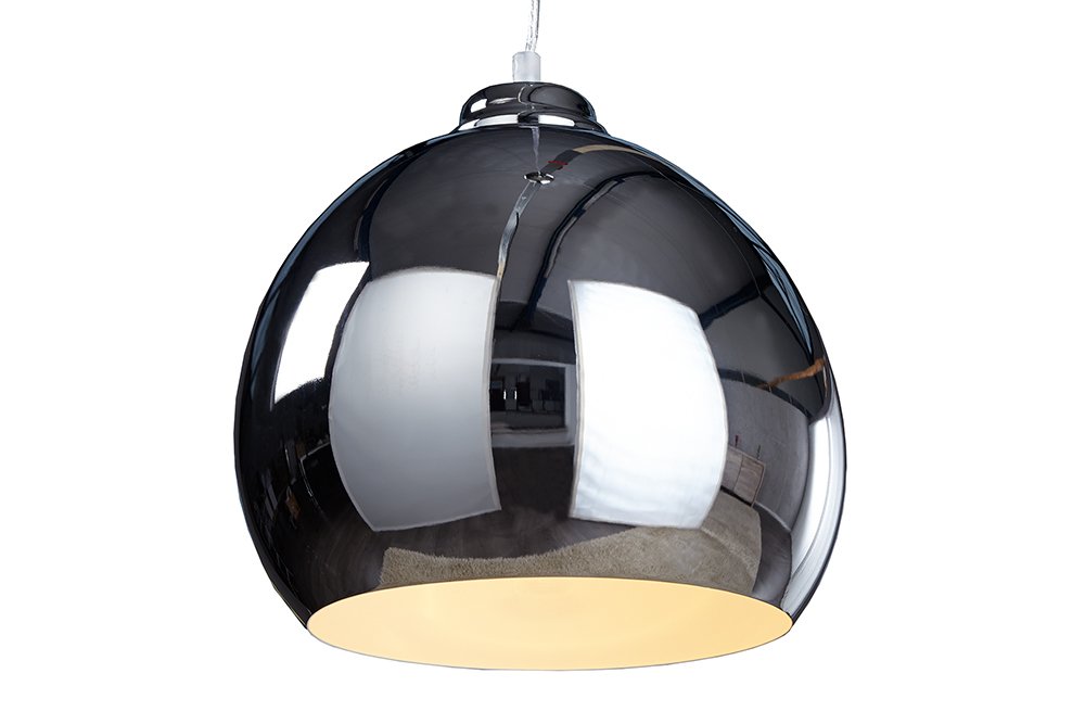 Hanging Lamp Chromagon 30cm Metal Silver