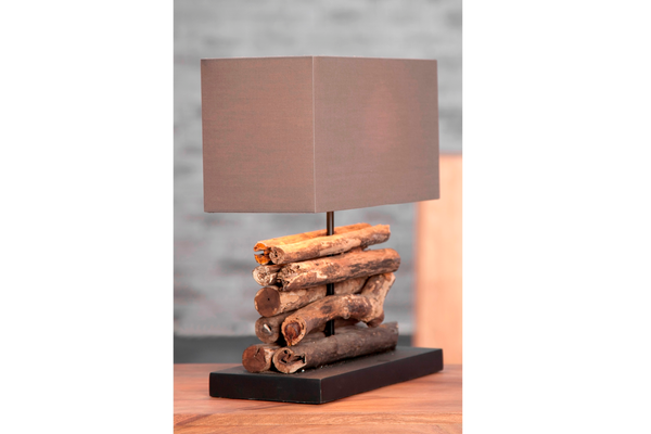 Table Lamp Perifere 40cm Brown Driftwood