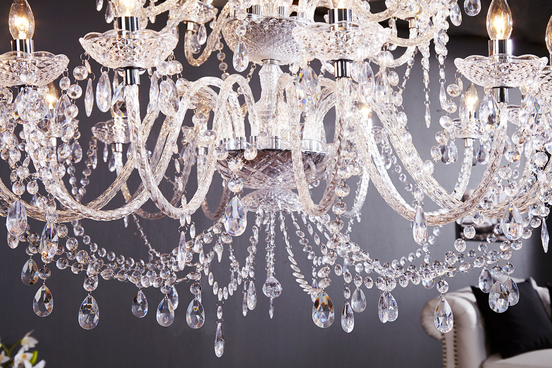 Chandelier Diamonds 120cm 30-arms Silver