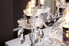 Chandelier Diamonds 80cm 15-Arms Acryl Transparent