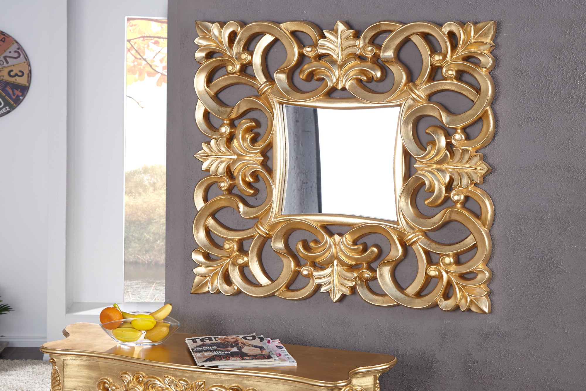 Mirror Verona 75cm Gold