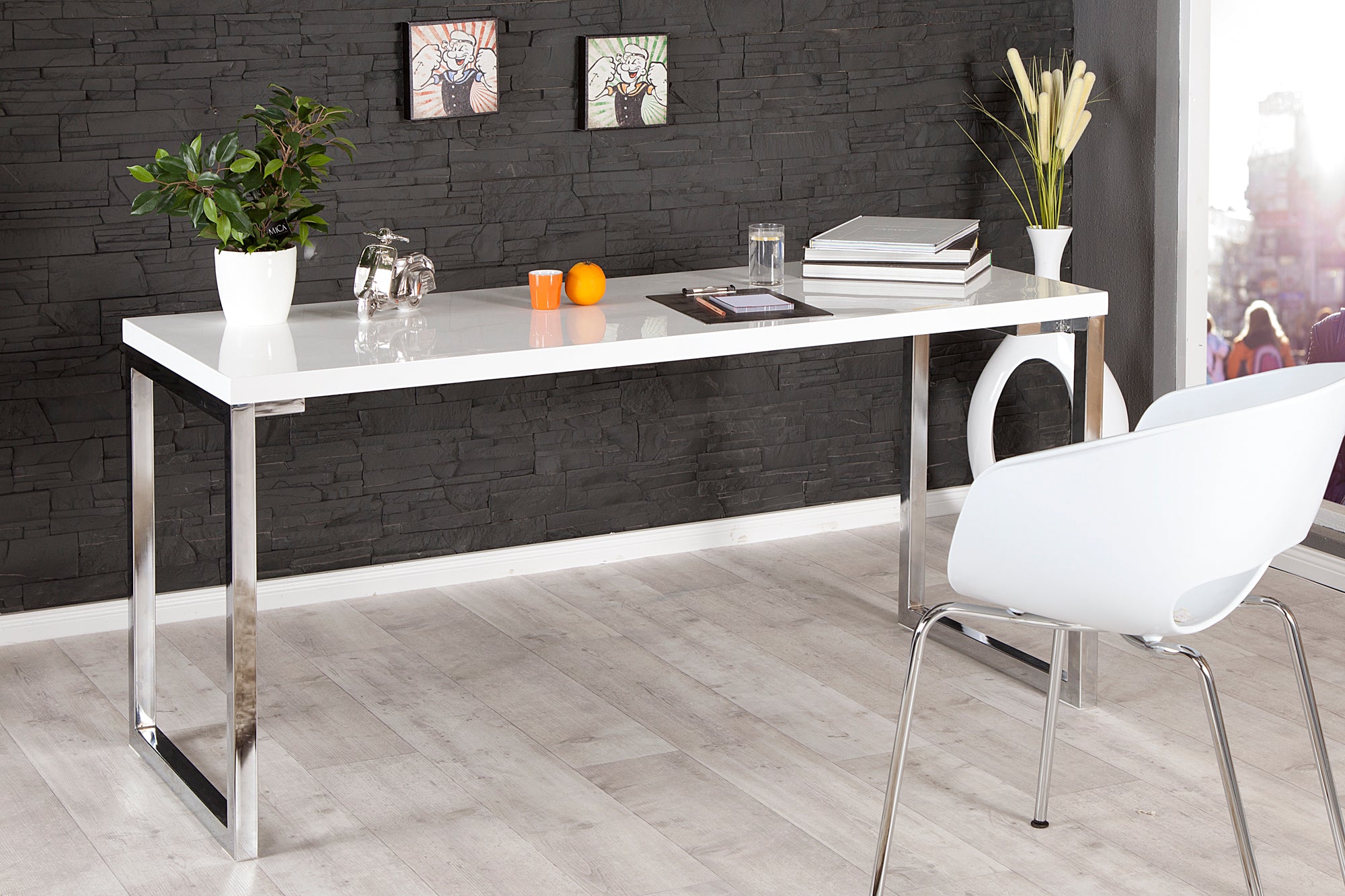 Desk Office III 160cm White