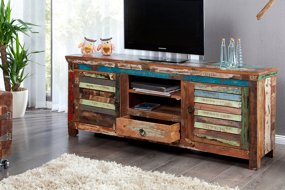 TV Stand Sri Lanka 150cm Recycled Wood Brown