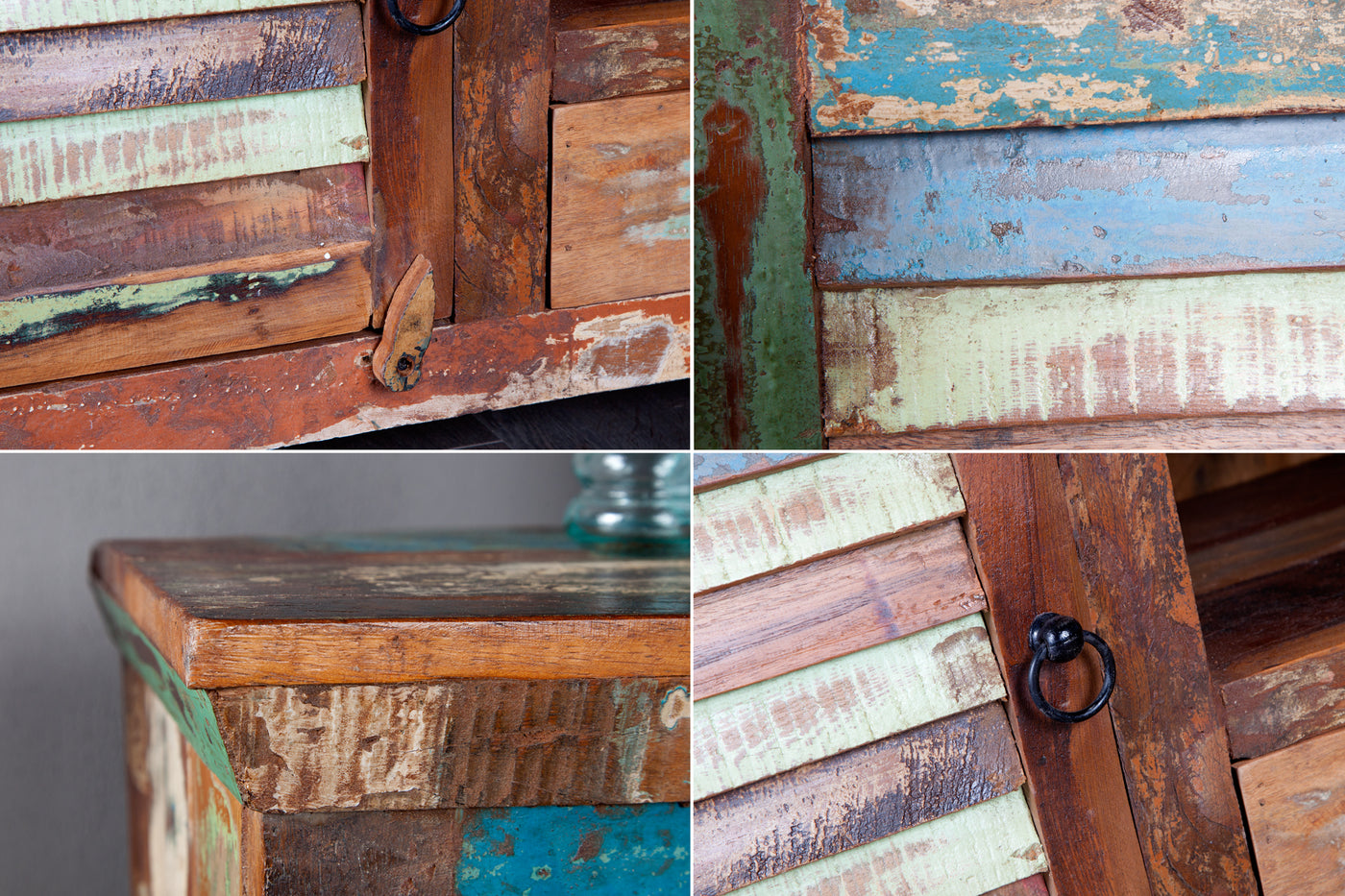 TV Stand Sri Lanka 150cm Recycled Wood