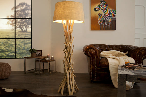 Wild Nature Floor Lamp 155cm Driftwood