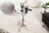 Square Side Table Jardin 55cm Metal Silver