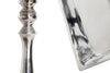 Square Side Table Jardin 55cm Metal Silver