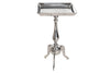 Square Side Table Jardin 55cm Metal Silver