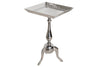 Square Side Table Jardin 55cm Metal Silver