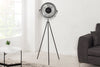 Studio Floor Lamp 146cm Metal Black Silver
