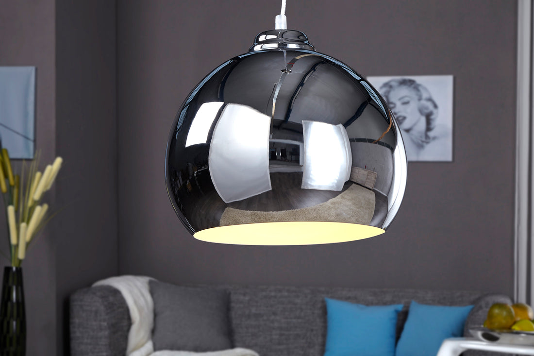 Hanging Lamp Chromagon Silver