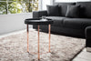 Coffee Table Cascade 40cm Black Wood Copper